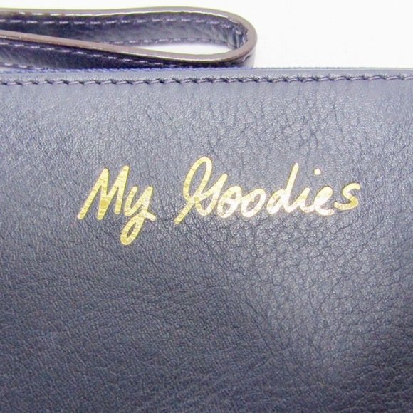 NEW REBECCA MINKOFF 'My Goodies' Clutch Large Zipper Pouch Wristlet Plum Purple - Picture 6 of 8
